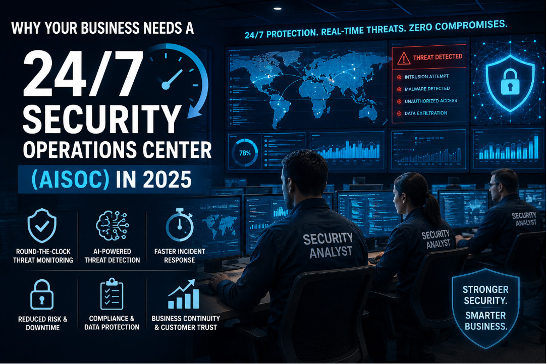24/7 AISOC security operations center monitoring